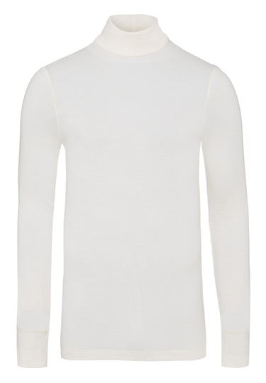 73403 Woolen Silk M Turtleneck Shirt - 795 Cygne